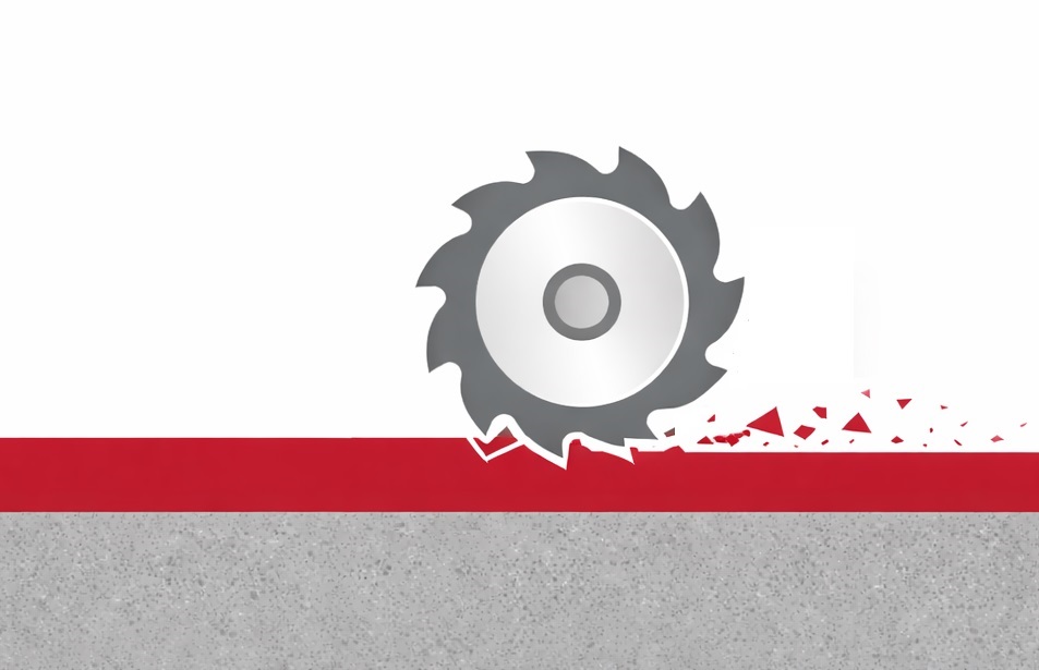 Nahezu staubfreies Betonfräsen zur Untergrundvorbereitung