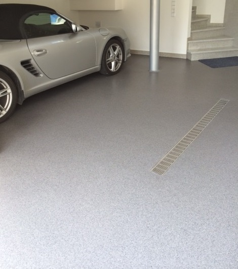 Rutschfeste OS 8 Garagenbeschichtung mit Colorquarz in Hemer & Iserlohn - Wiesendahl